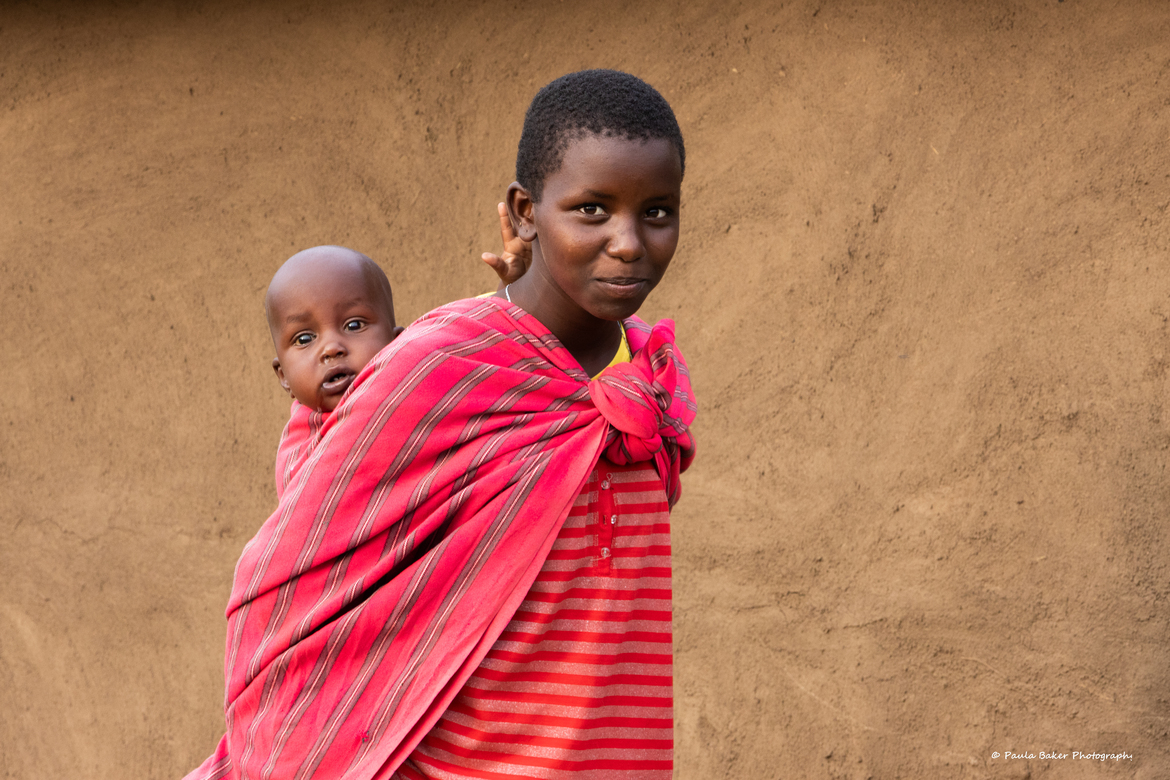 Maasai girl, Maasai Mara , Kenya